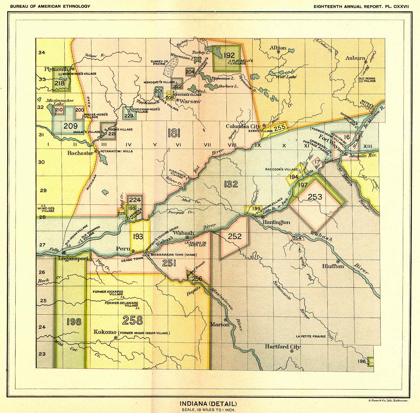 Indiana (Detail),  Map 20